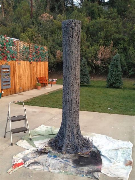 fake tree trunk